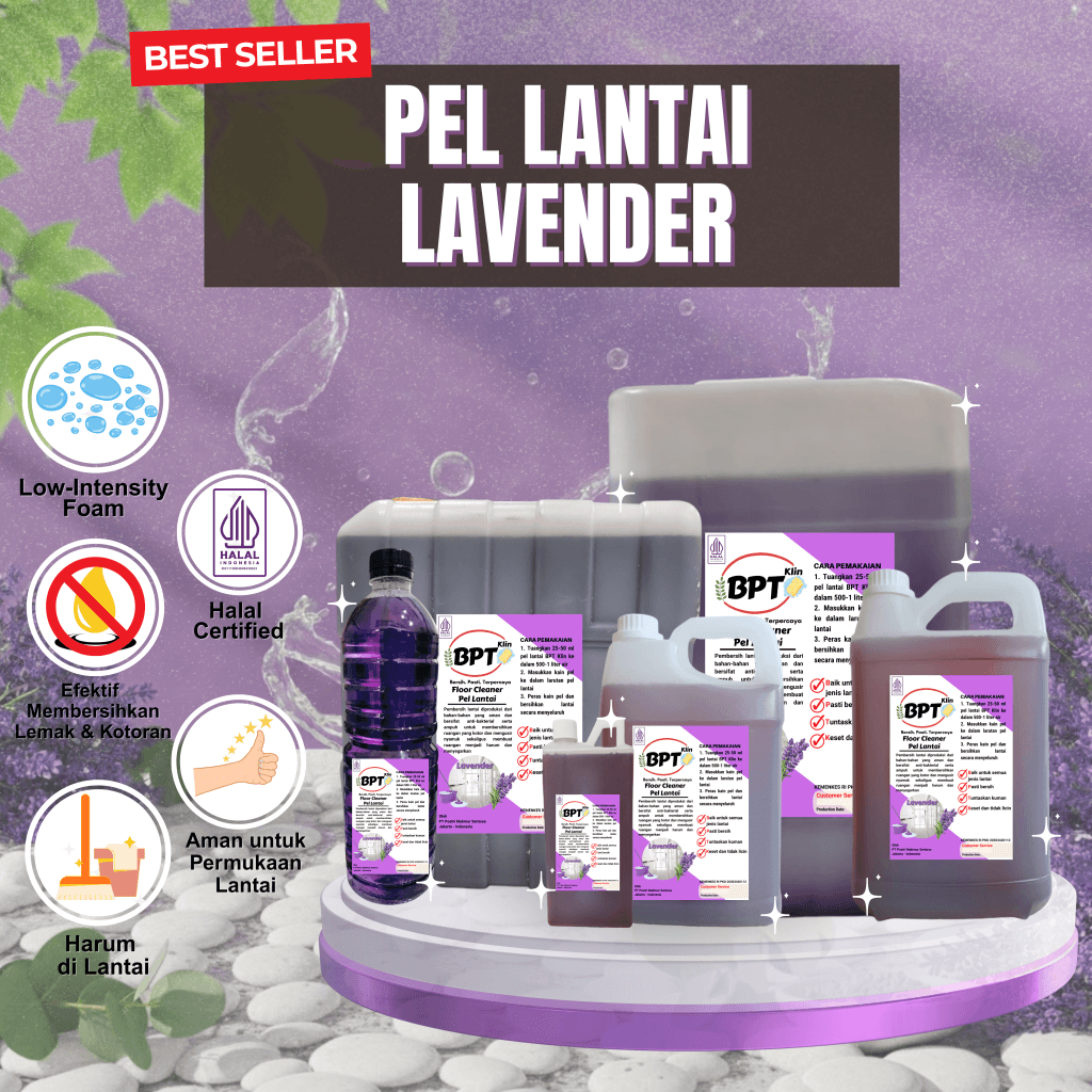 PEL LANTAI LAVENDER